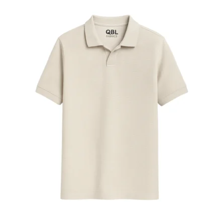 QBL Fabrics Warm Beige Old Money Shirt Front