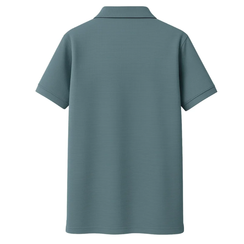 QBL Fabrics Muted Teal Old Money Shirt Back